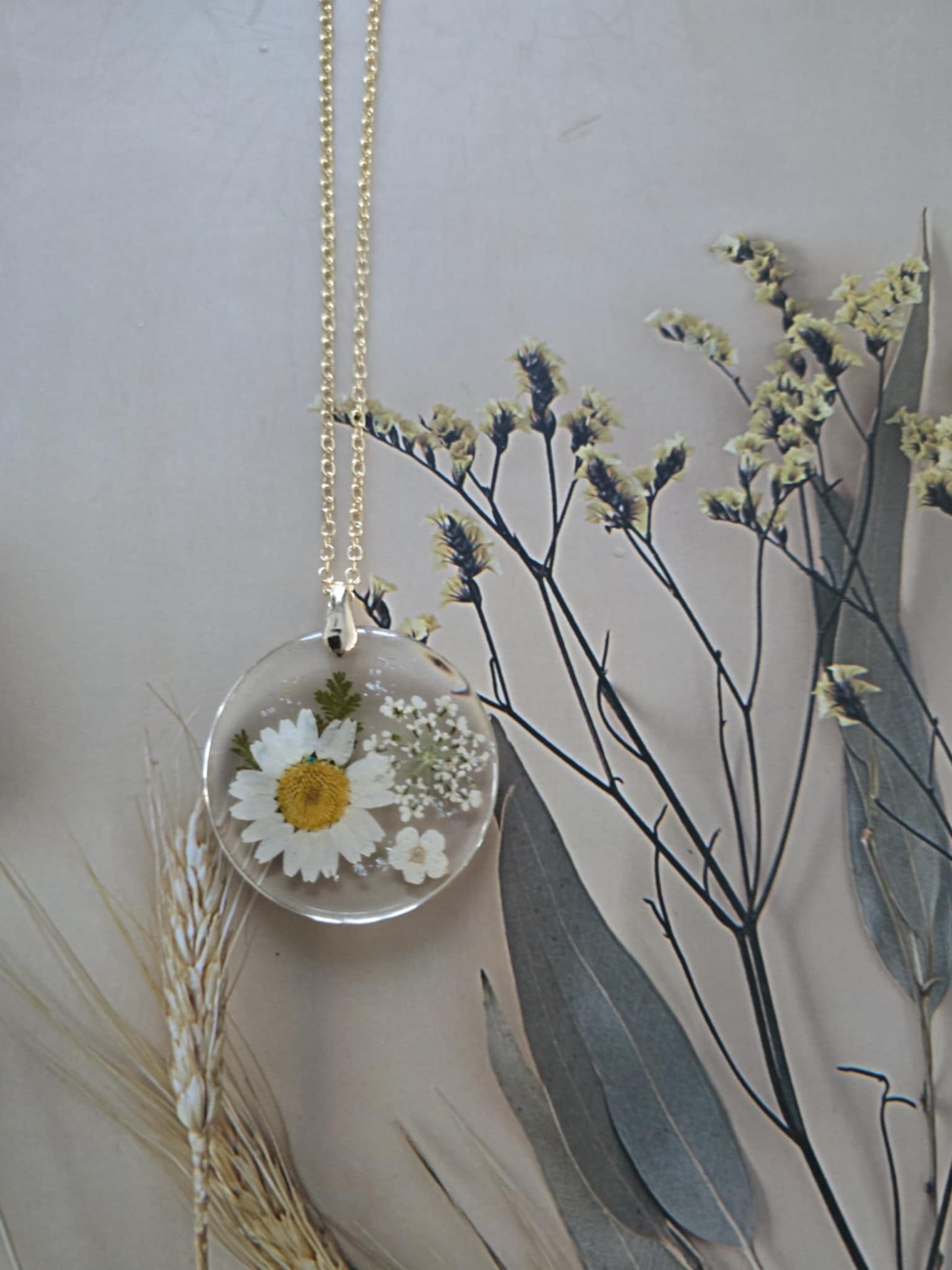 pendentif douce marguerite