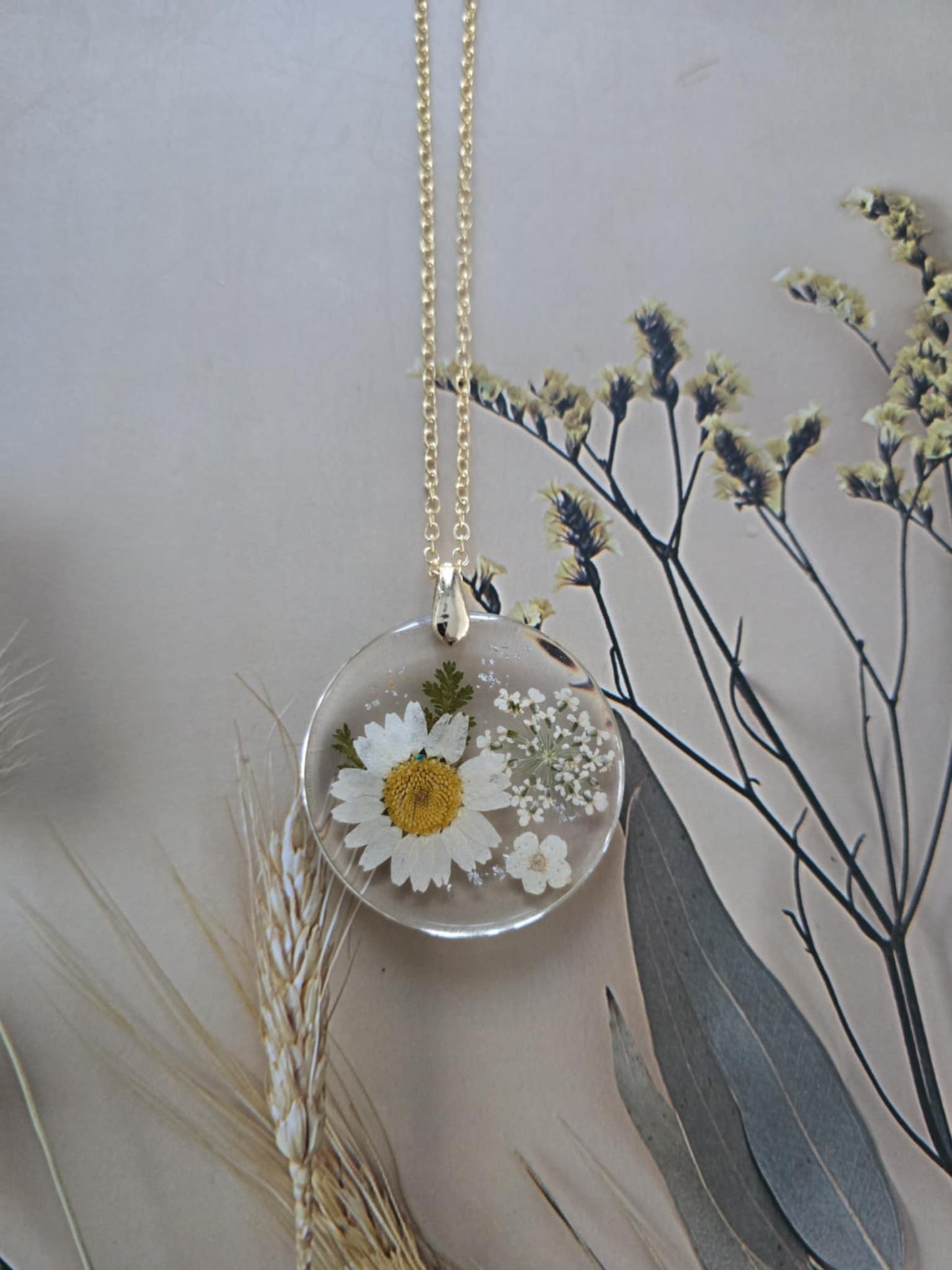 pendentif douce marguerite