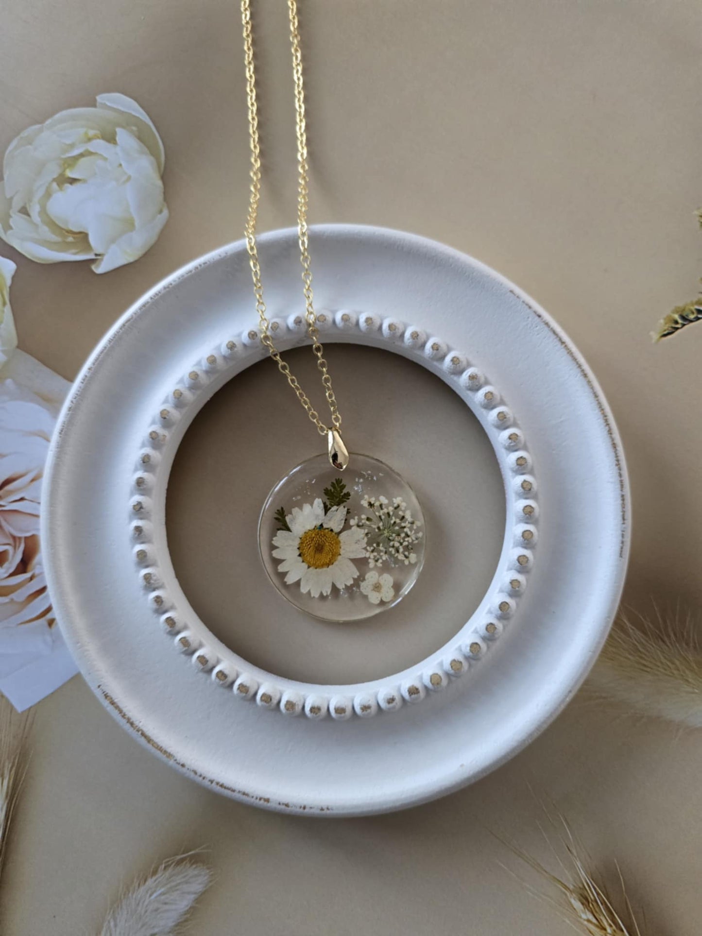 pendentif douce marguerite