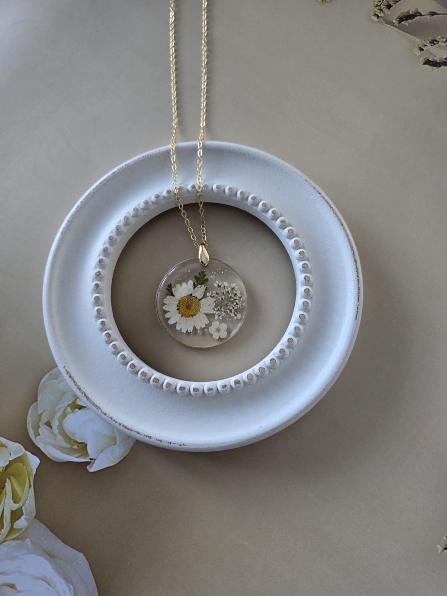 pendentif douce marguerite