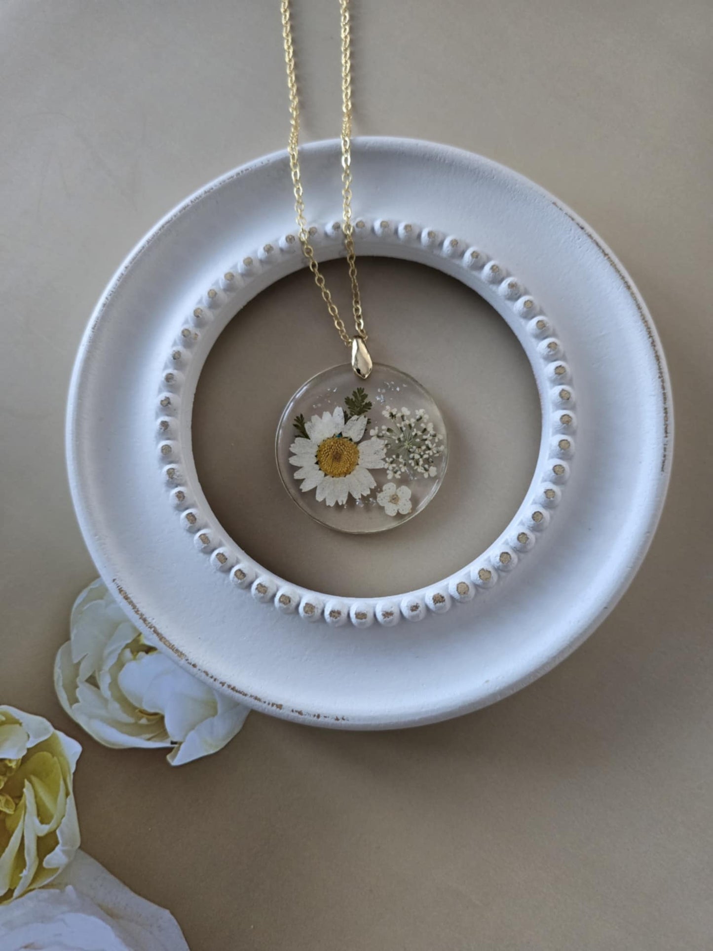 pendentif douce marguerite