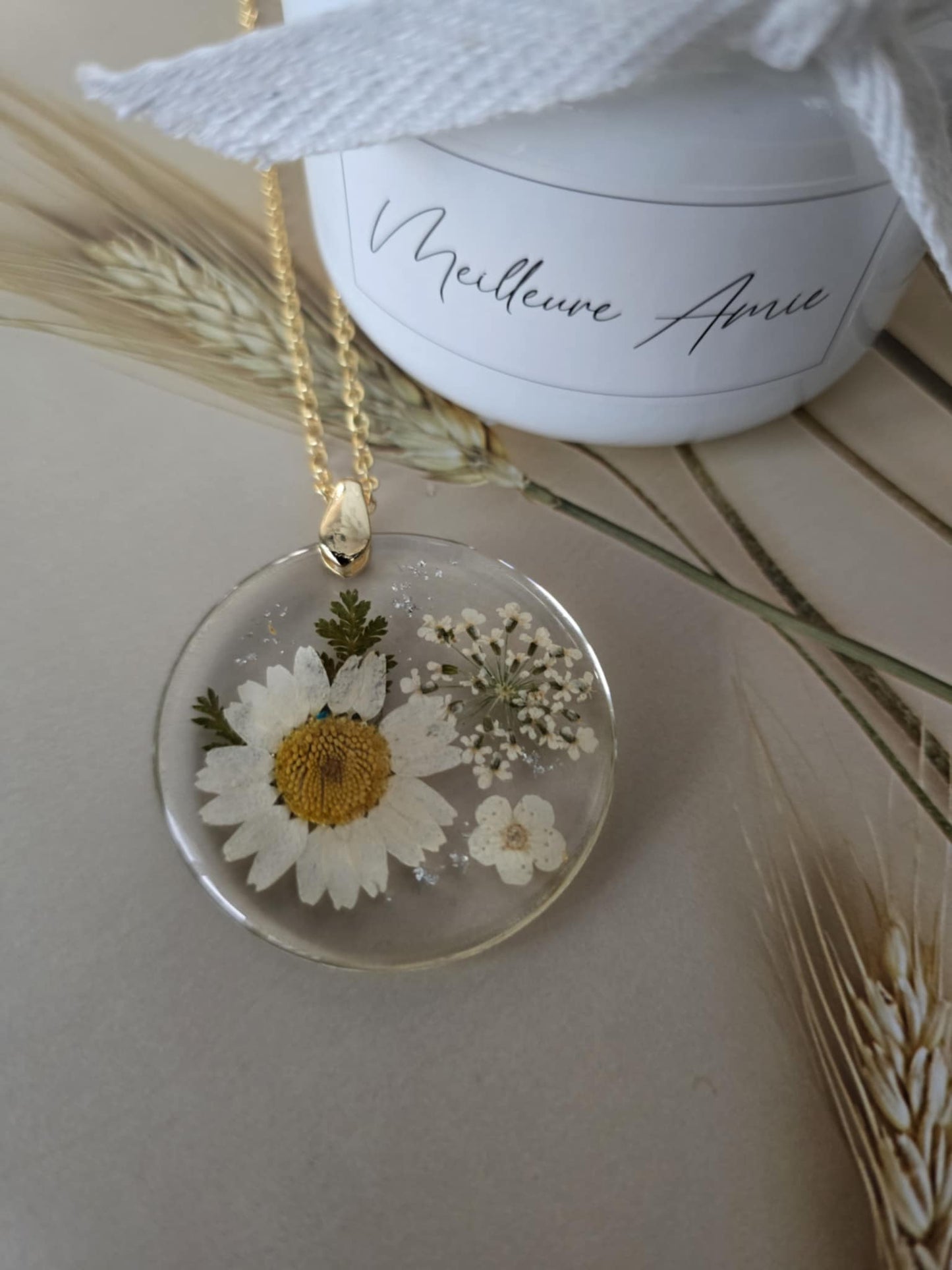 pendentif douce marguerite