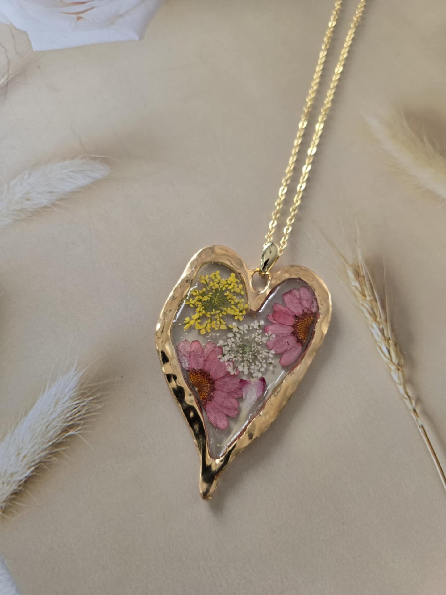 Pendentif grand floral