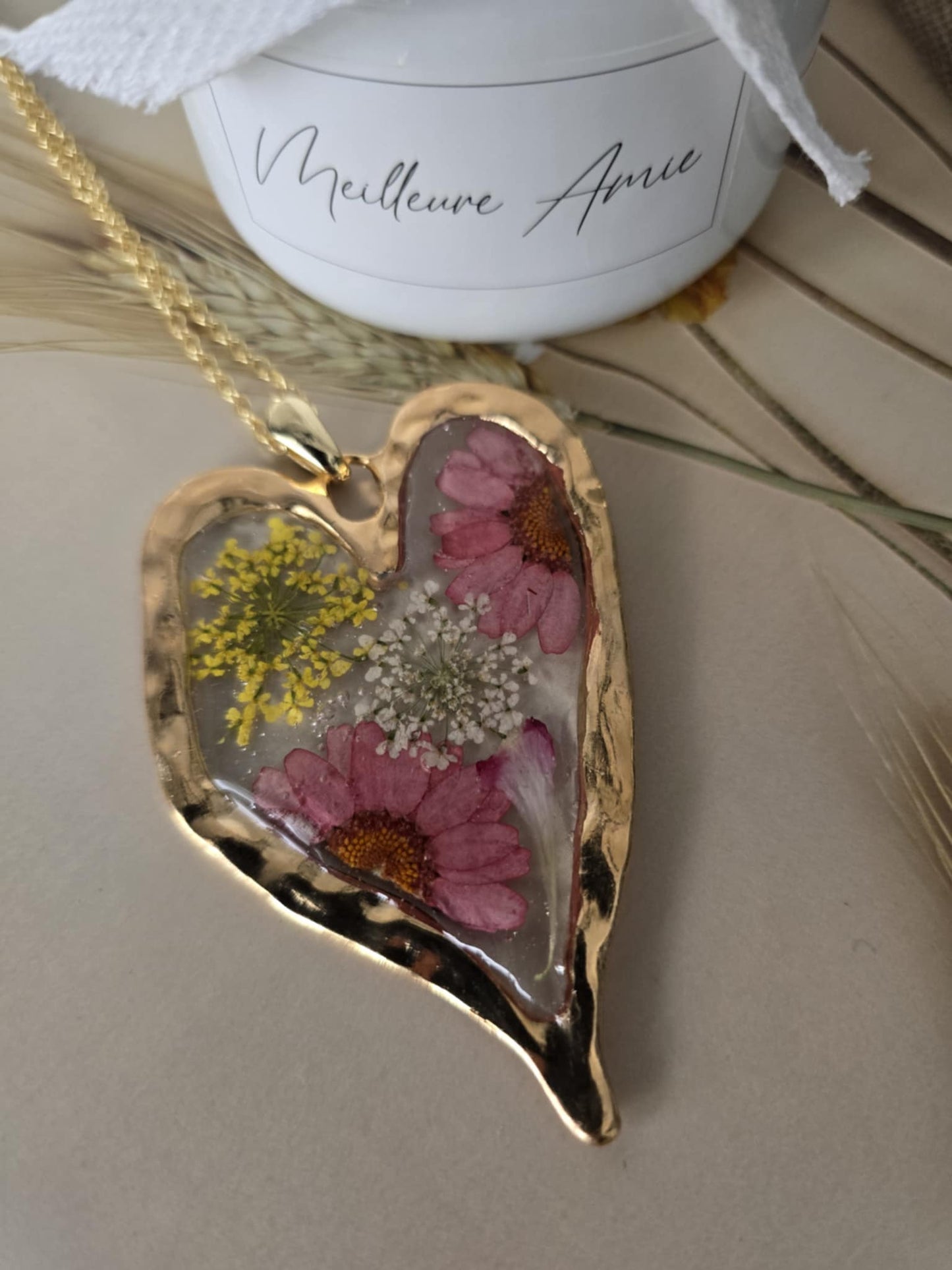 Pendentif grand floral