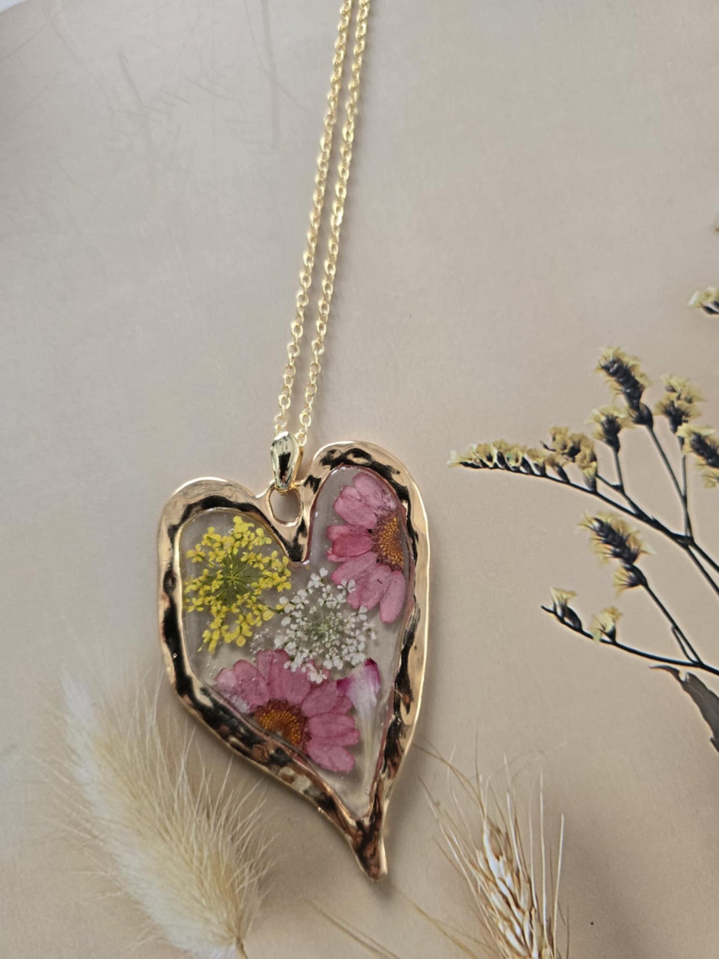Pendentif grand floral