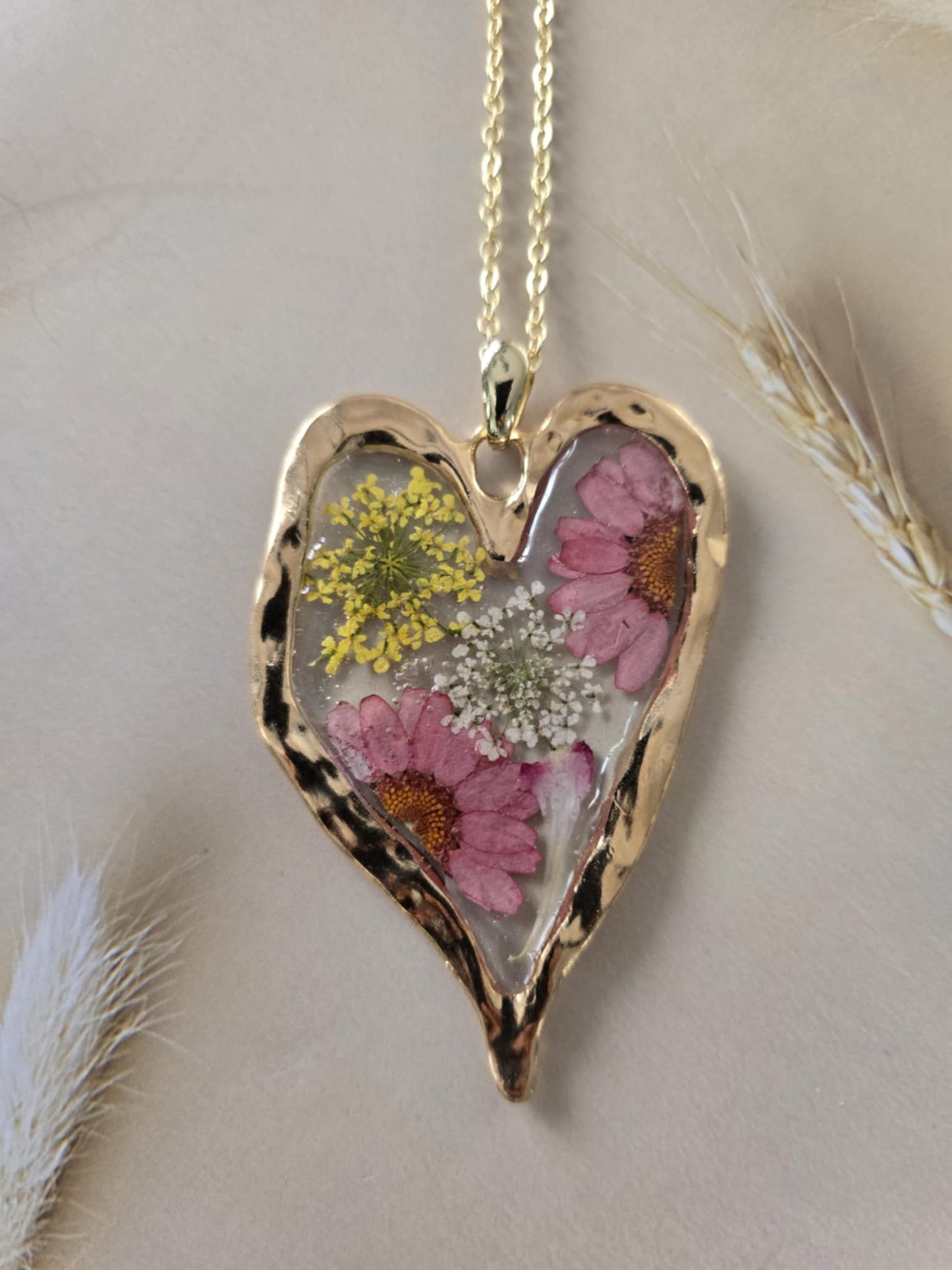 Pendentif grand floral
