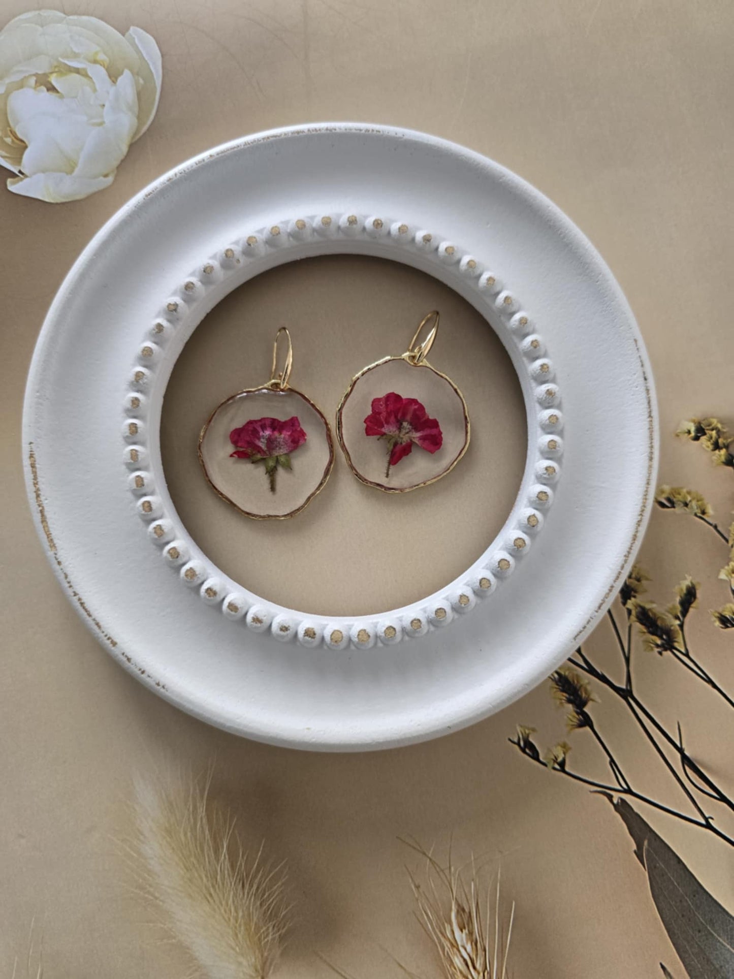 boucles d'oreilles la joie florale