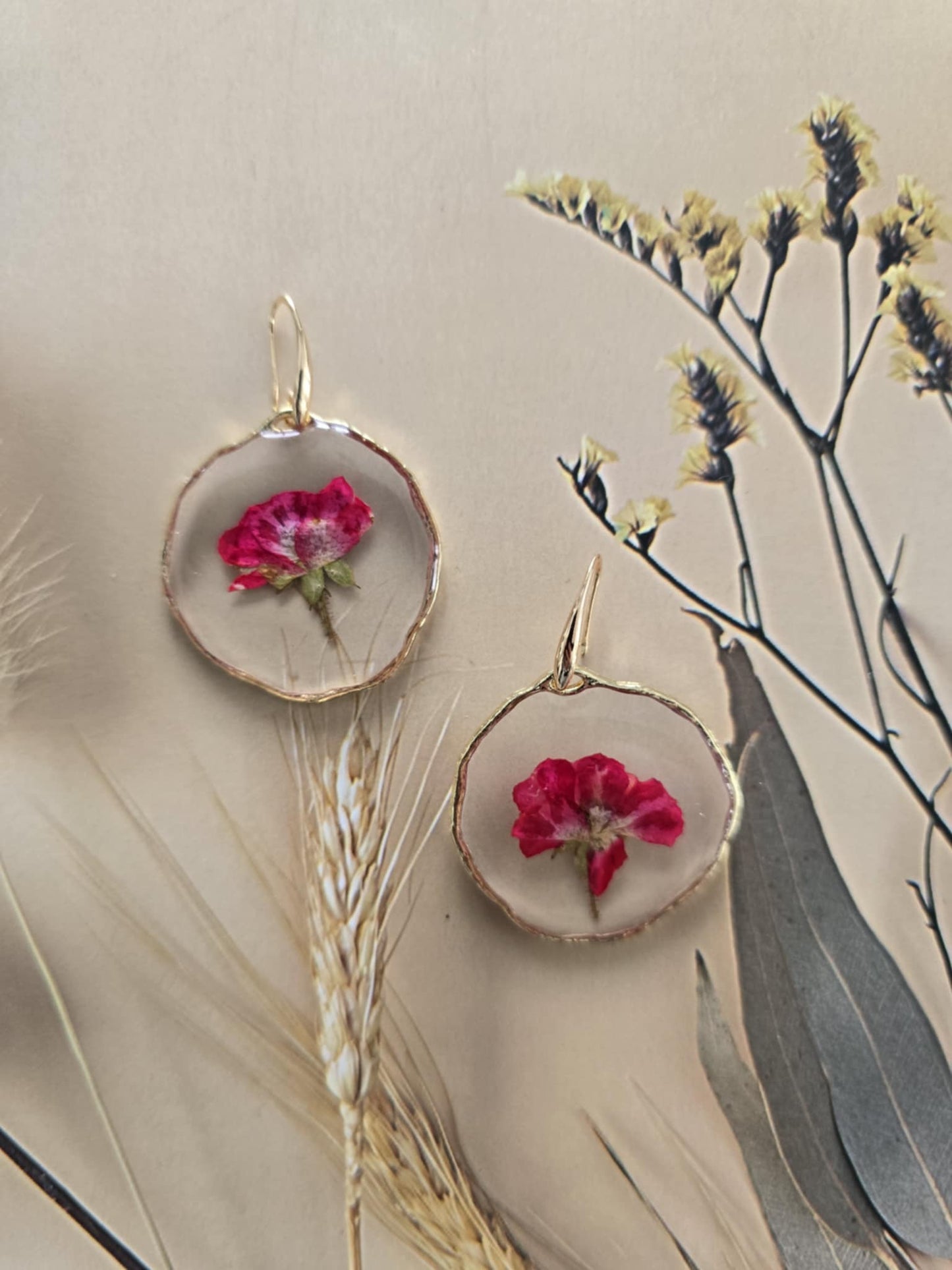 boucles d'oreilles la joie florale