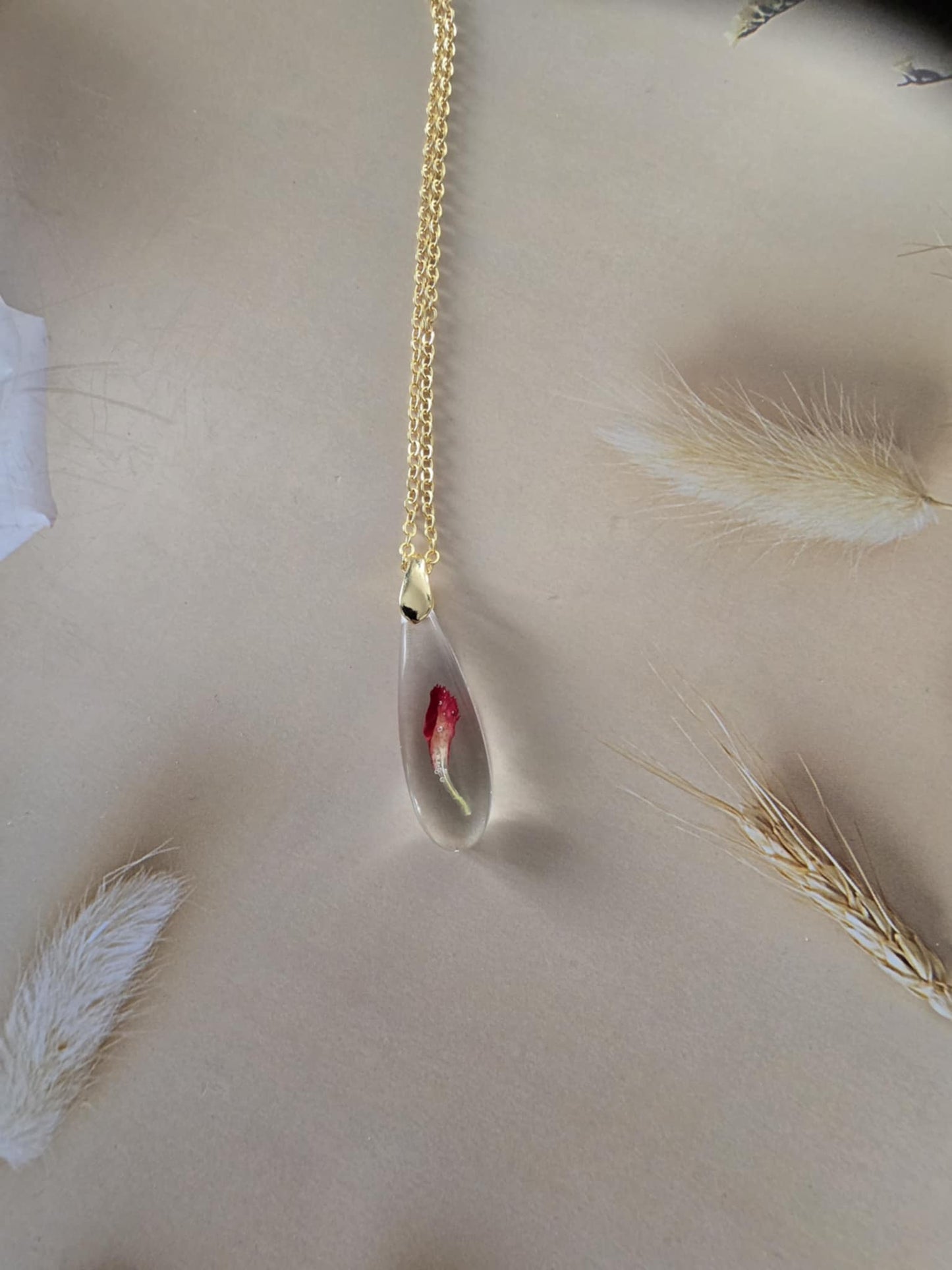 Pendentif amour floral