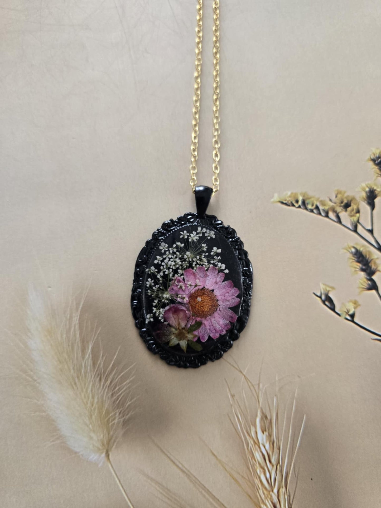 Pendentif floral douce