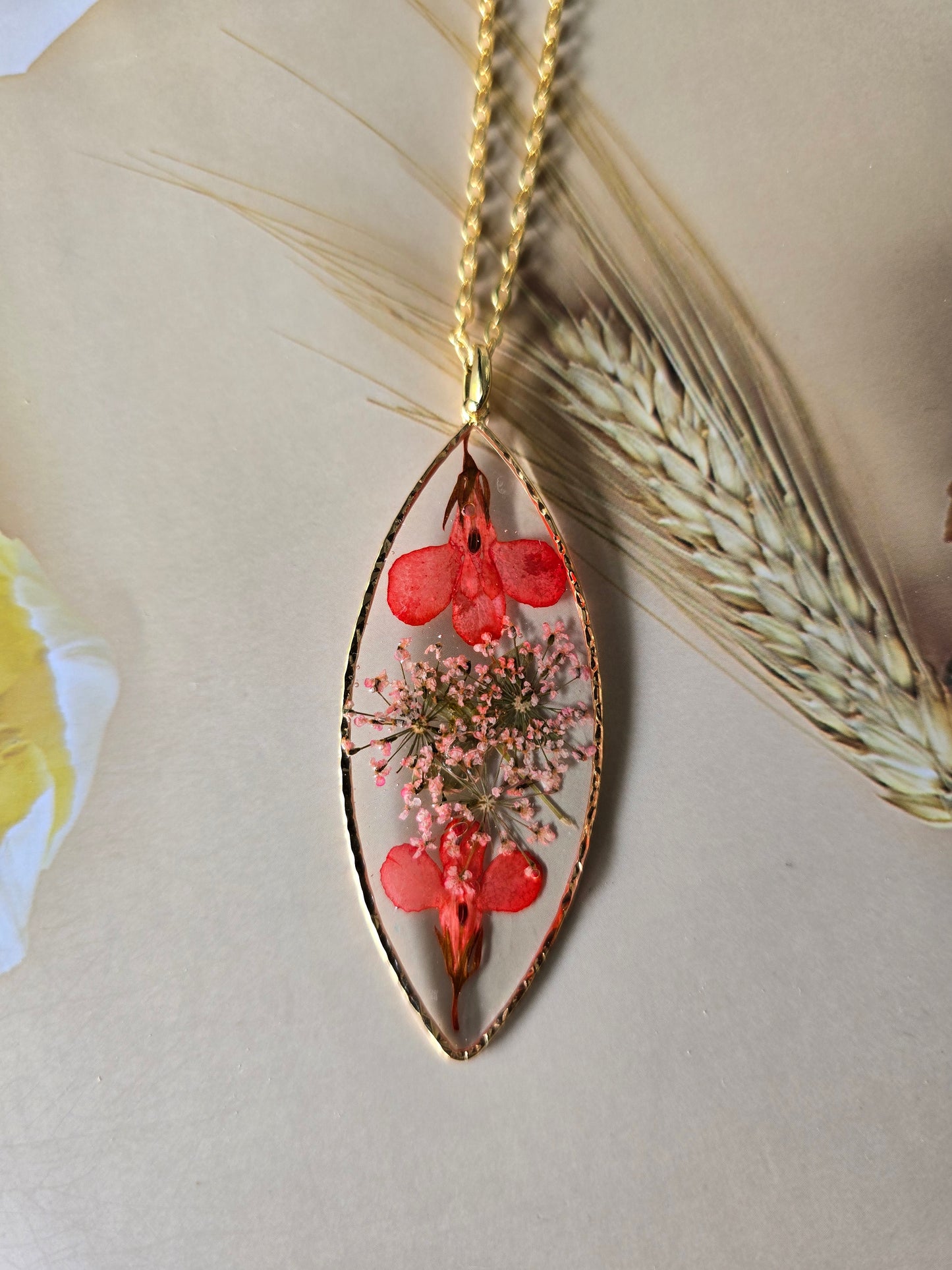 pendentif floral joie de vivre