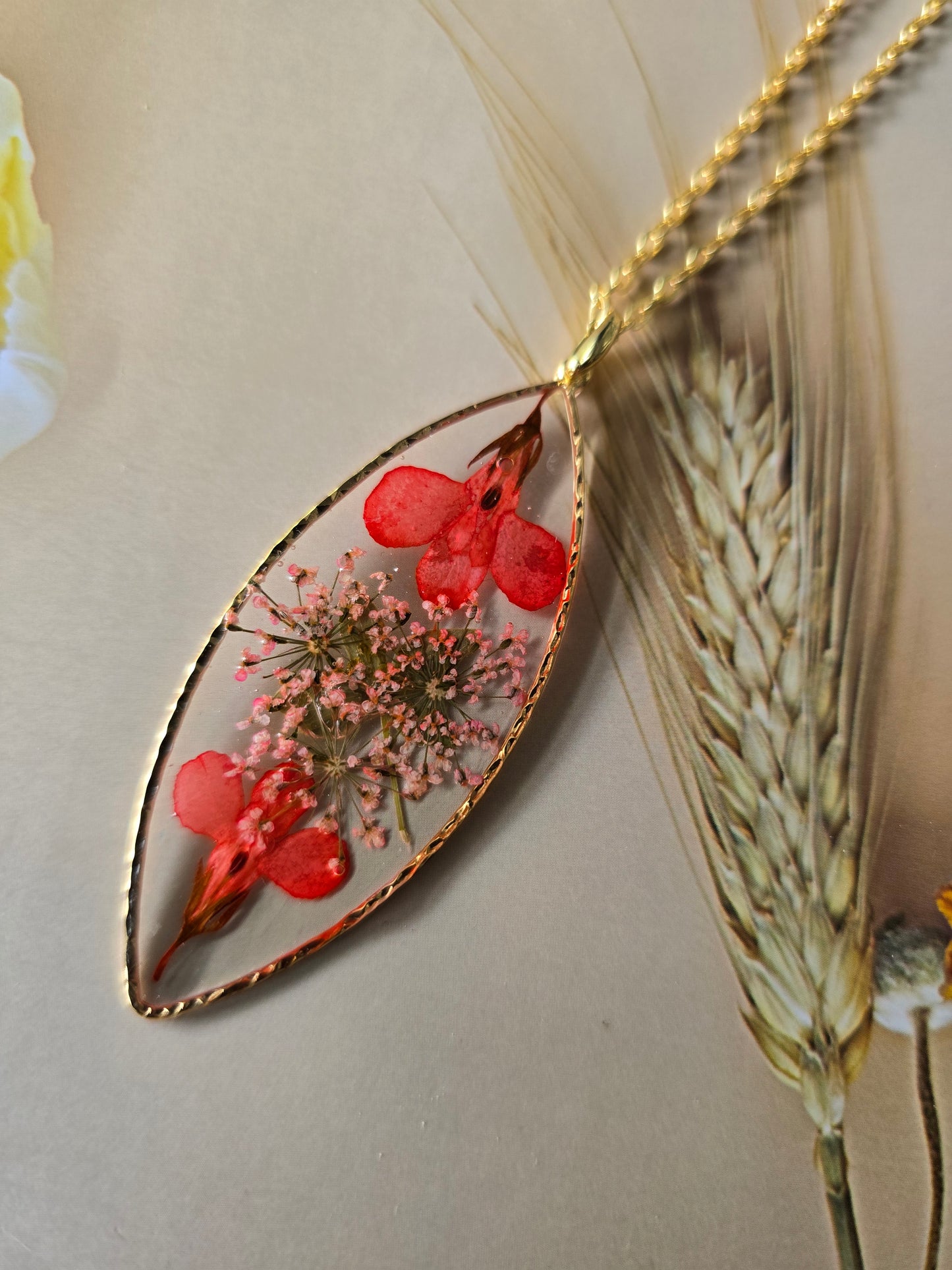 pendentif floral joie de vivre