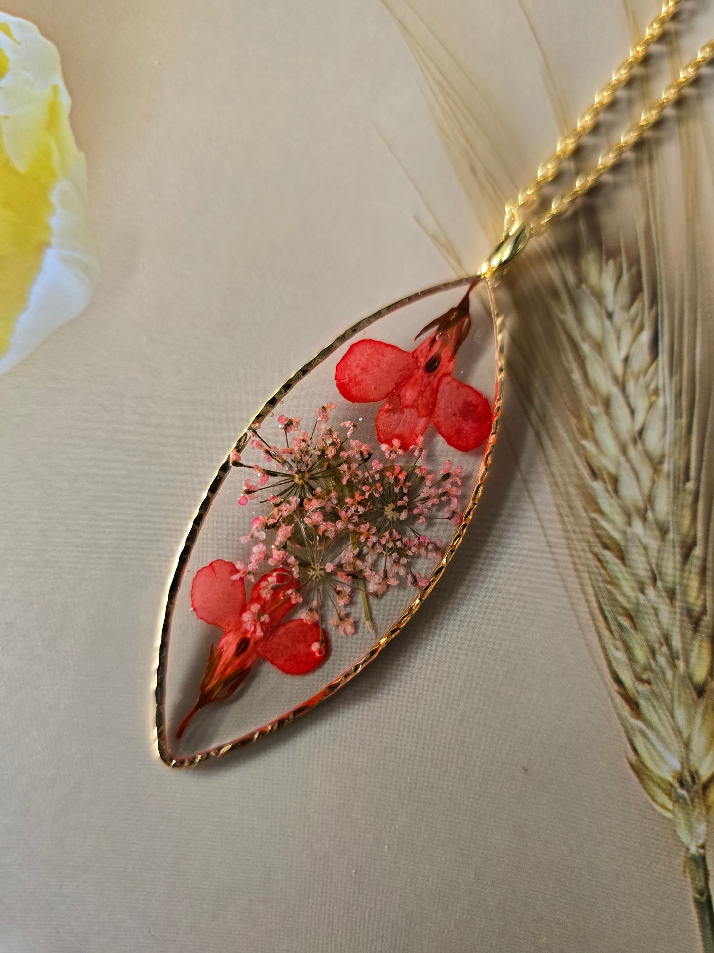 pendentif floral joie de vivre