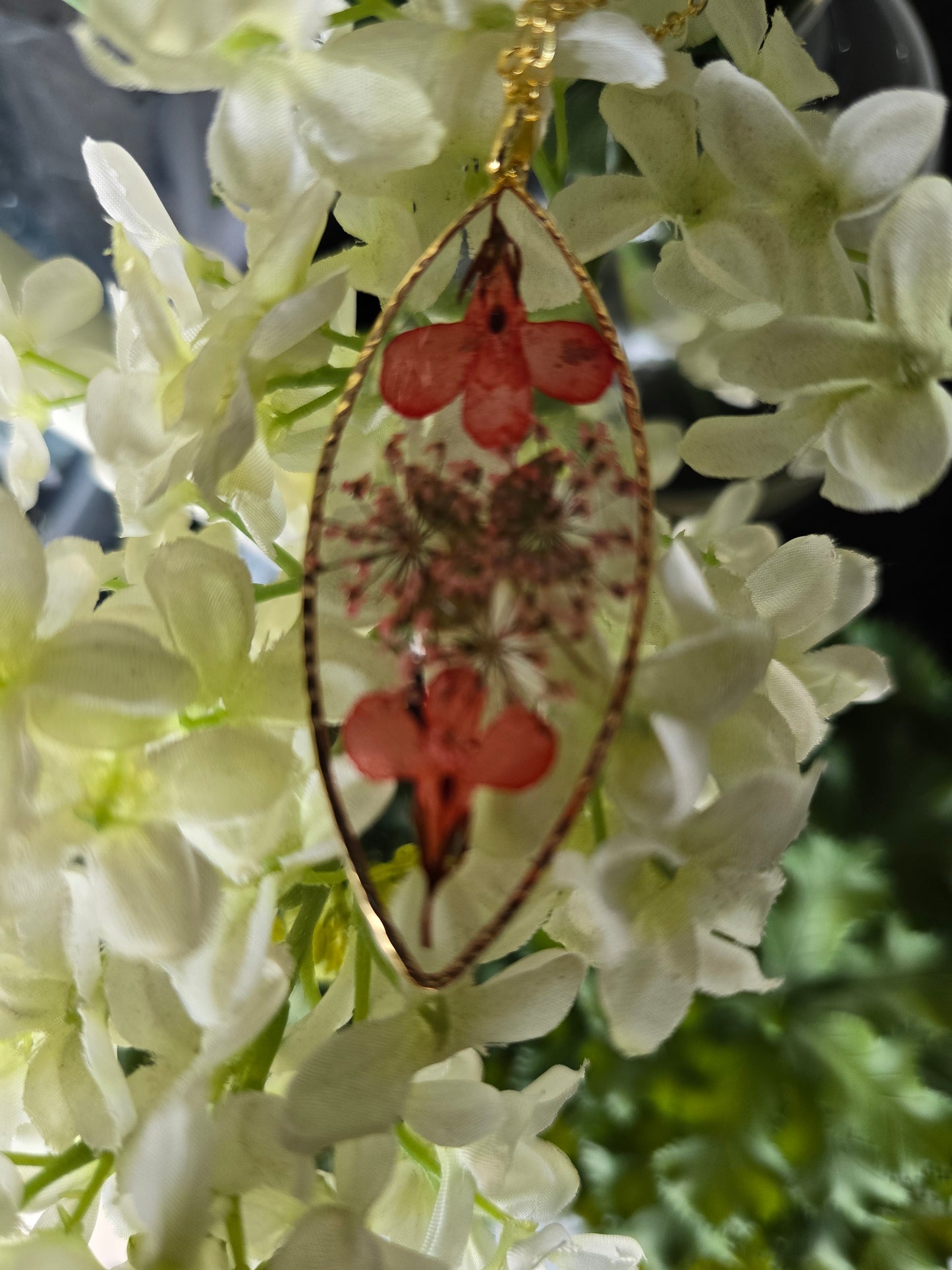pendentif floral joie de vivre