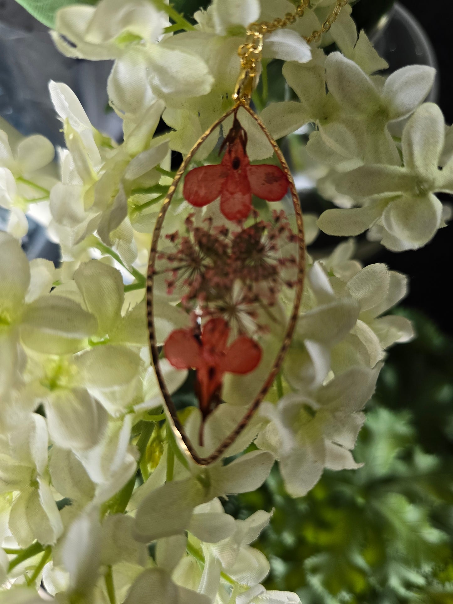 pendentif floral joie de vivre