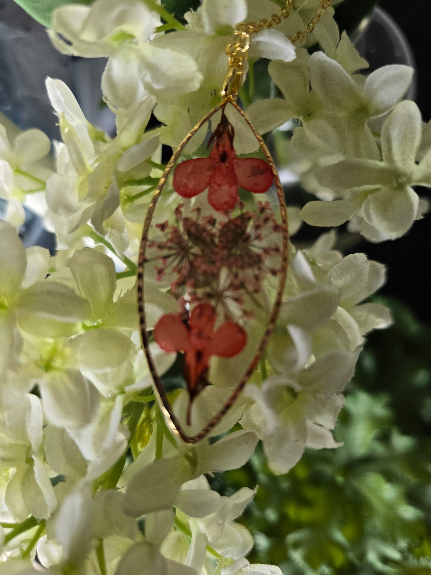 pendentif floral joie de vivre