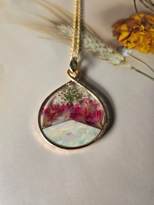 pendentif floral tendre moment