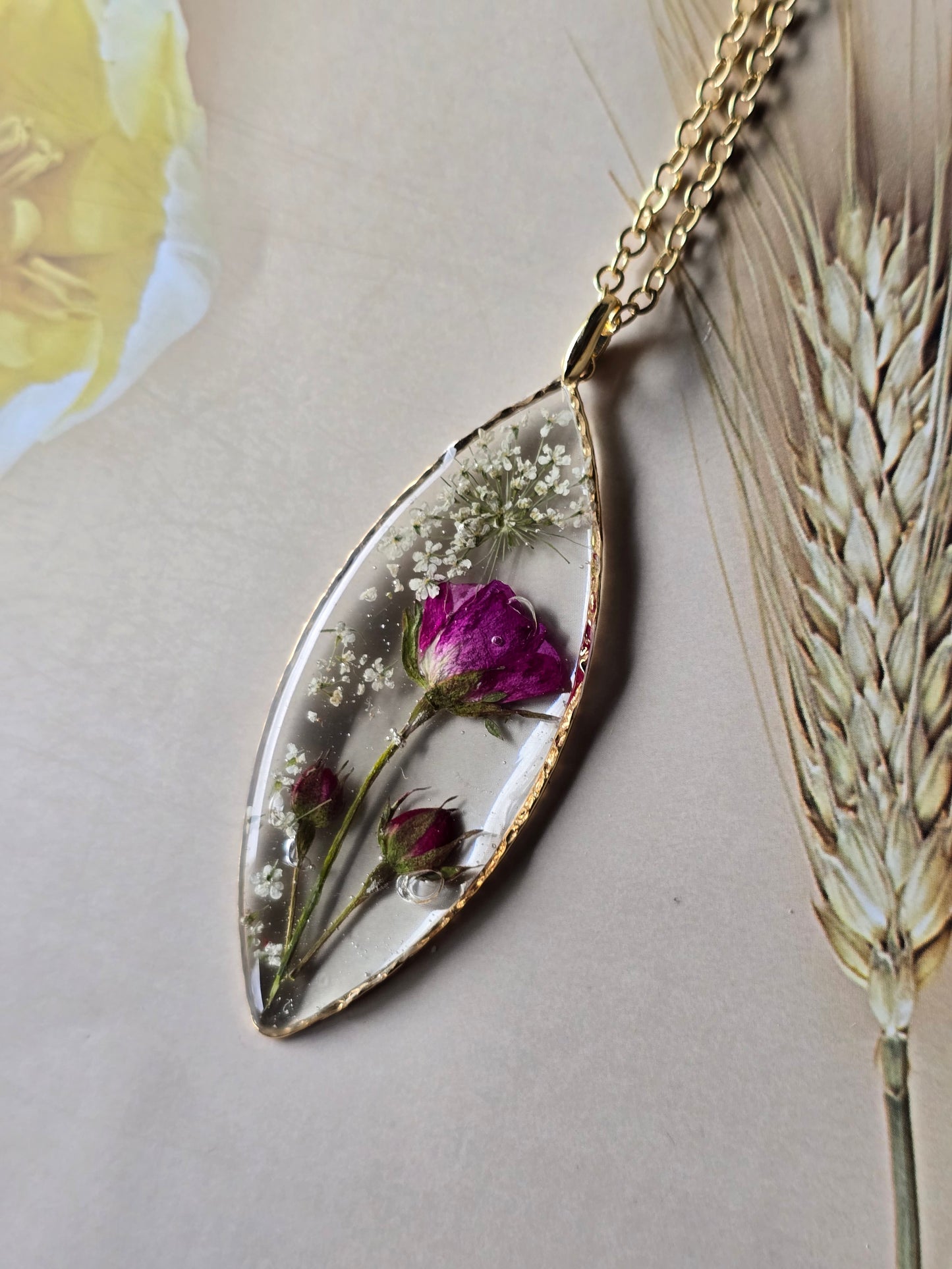 pendentif obsession floral