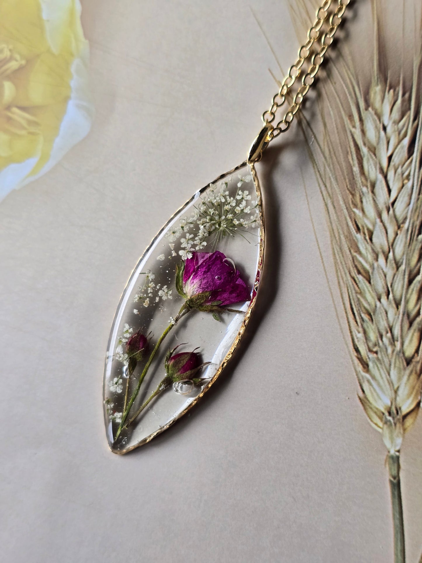 pendentif obsession floral