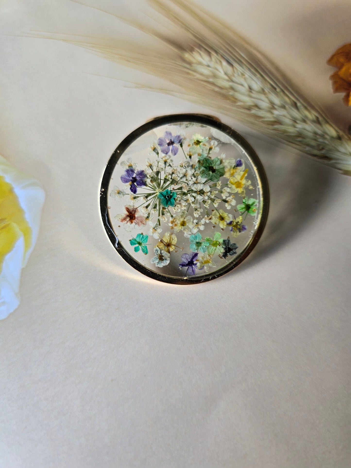bague de fantaisie ajustable moment floral