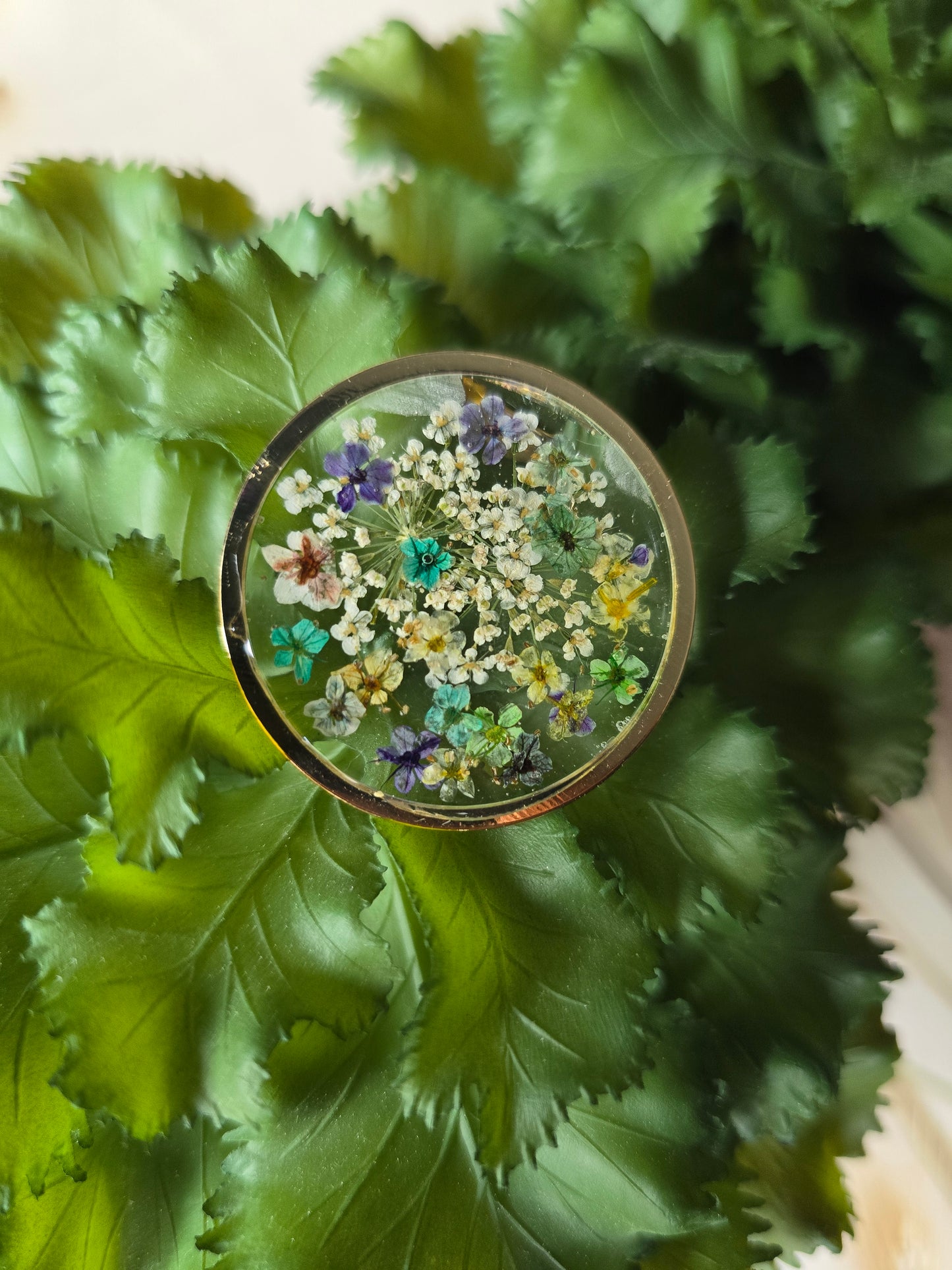 bague de fantaisie ajustable moment floral