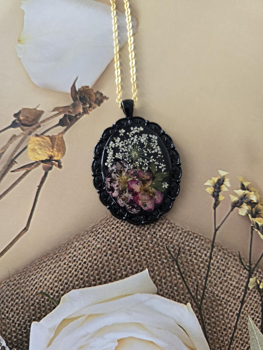 Pendentif floral tendance