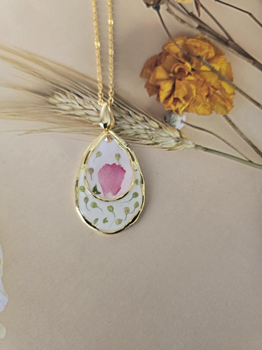 Pendentif jolie douceur florale