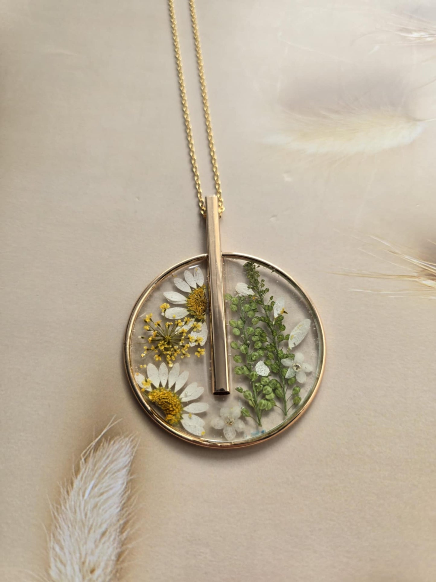 Pendentif marguerite unique