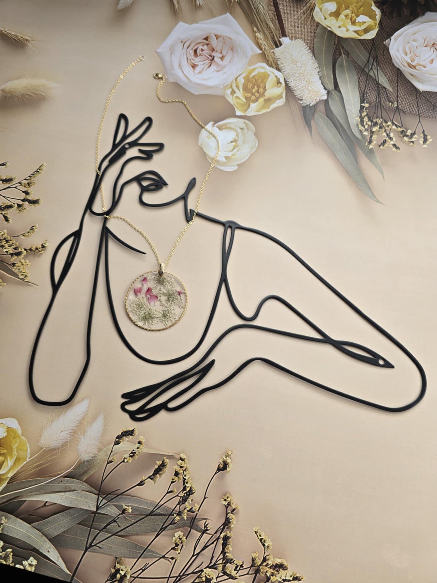 Pendentif brise floral