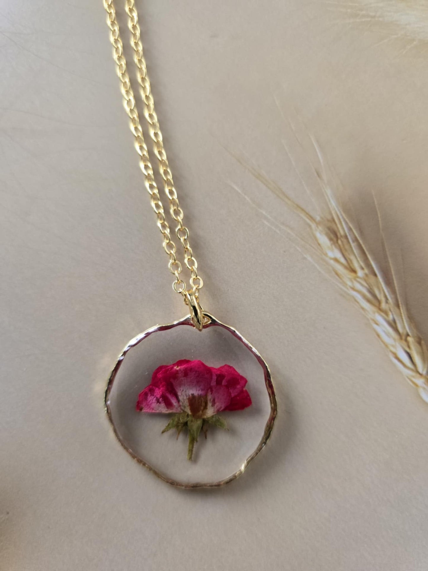 Pendentif romance floral