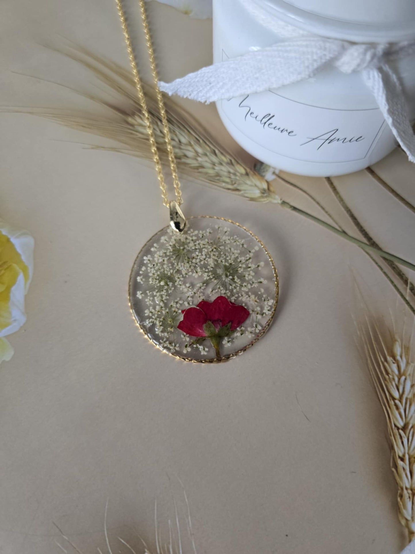 pendentif floral la gratitude