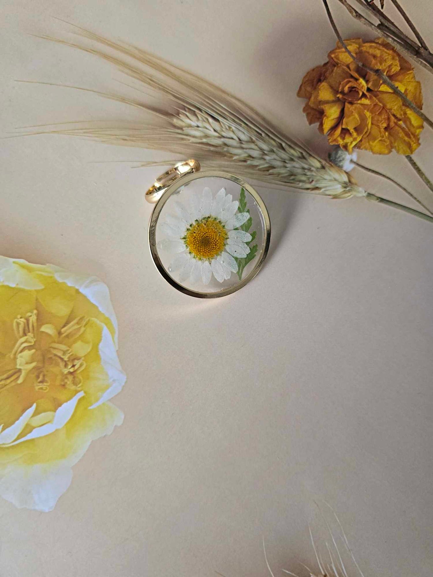 Bague de fantaisie marguerite génial