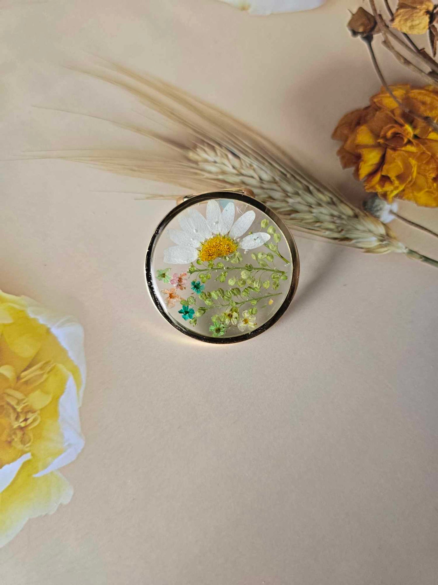 Bague de fantaisie floral