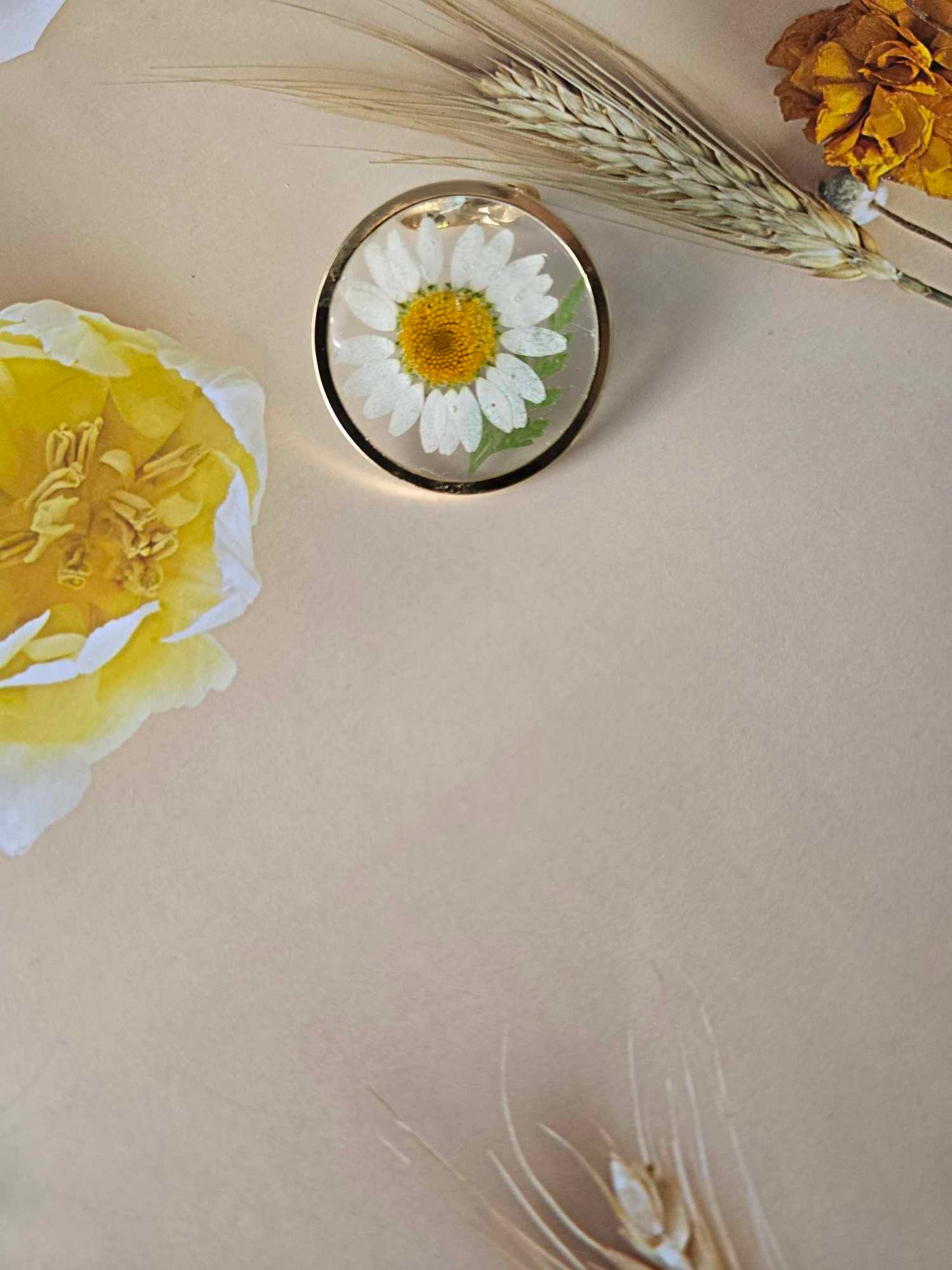 Bague de fantaisie marguerite génial