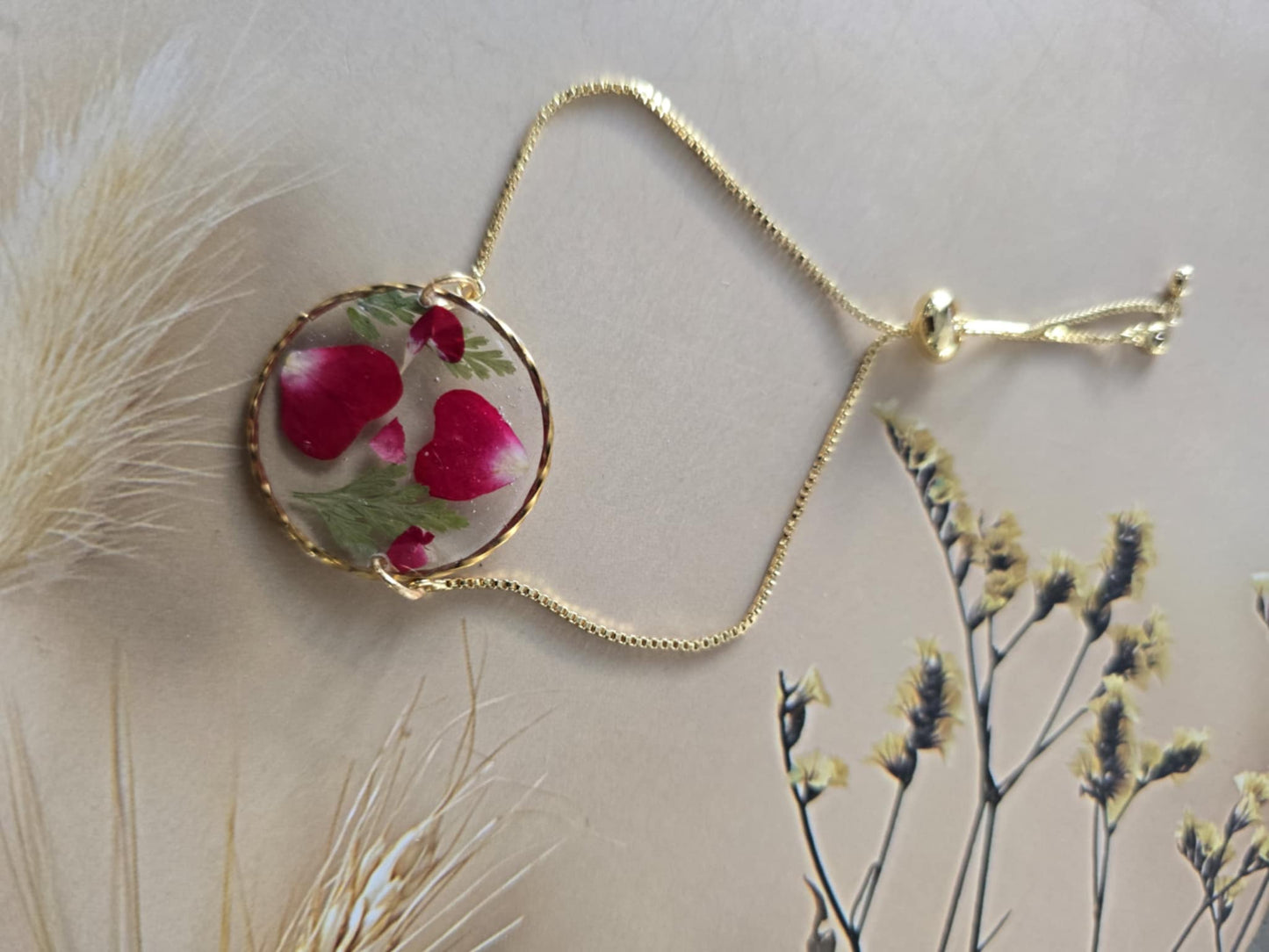 bracelet ajustable floral de l'espérance