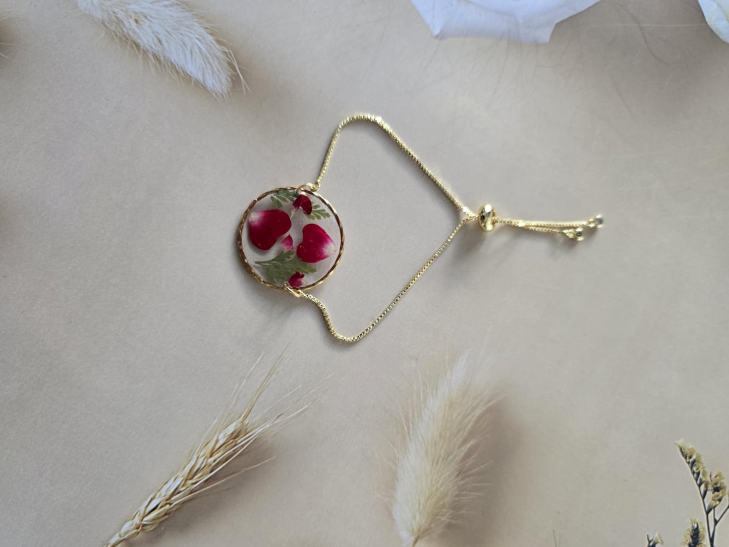 bracelet ajustable floral de l'espérance