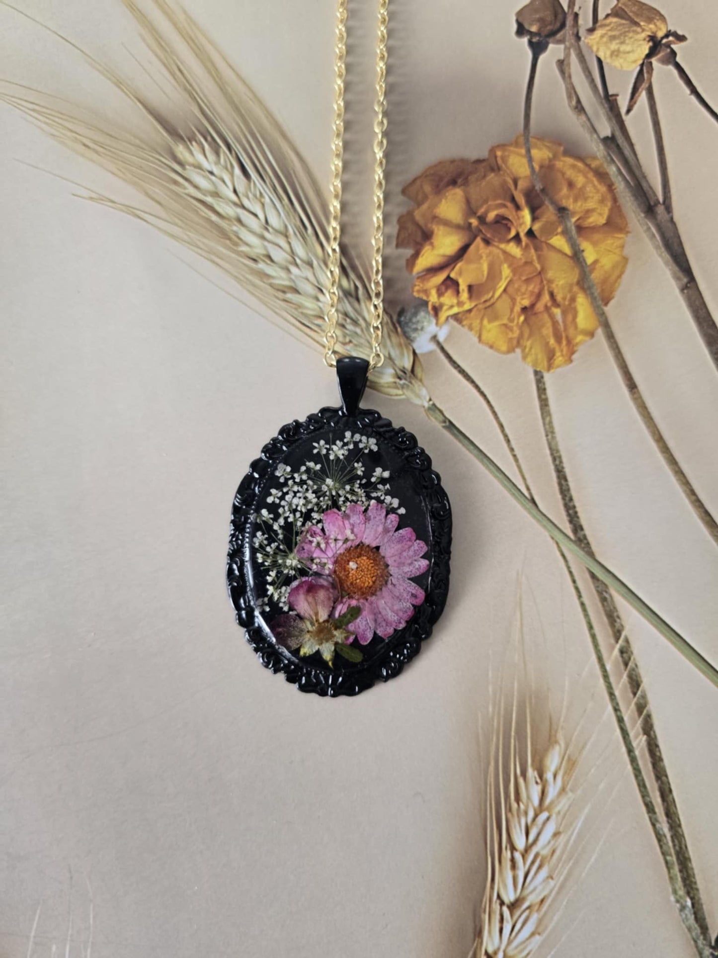 Pendentif floral douce