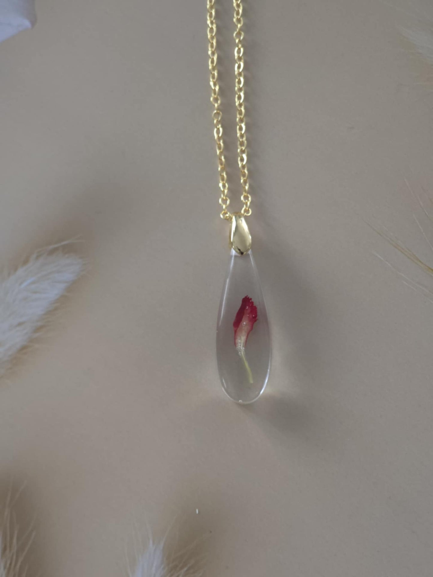 Pendentif amour floral
