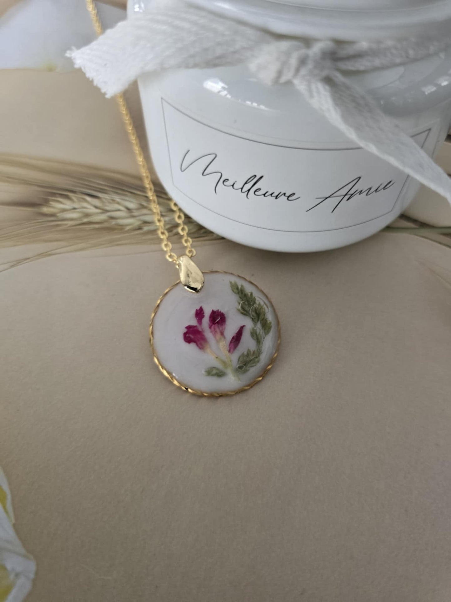 Pendentif créatif floral