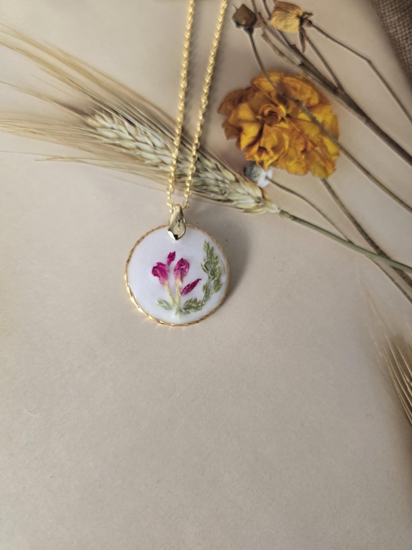 Pendentif créatif floral