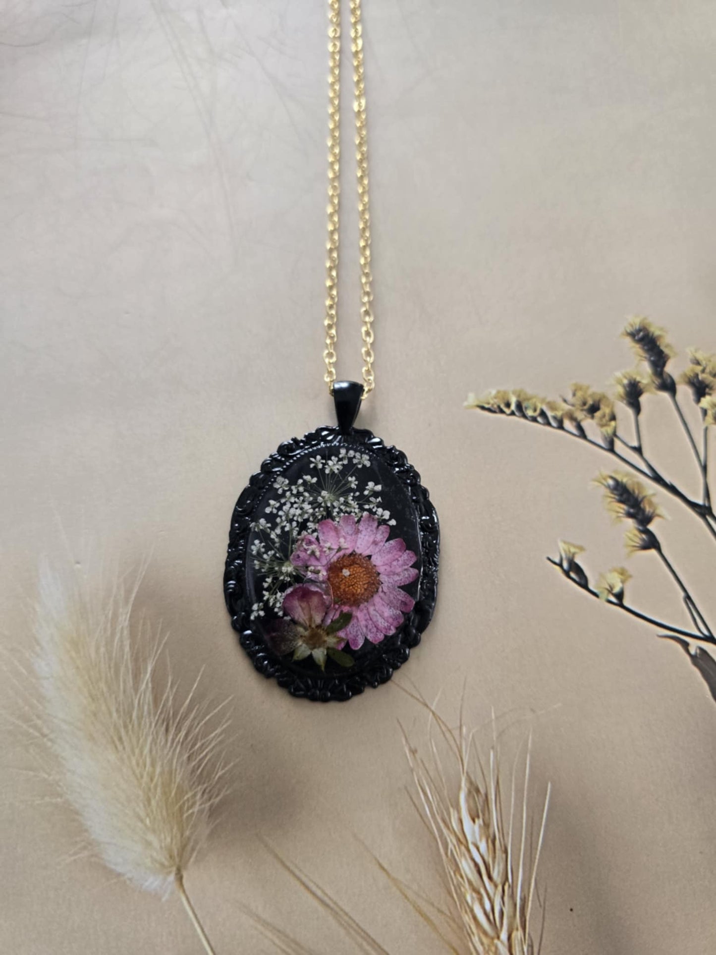 Pendentif floral douce