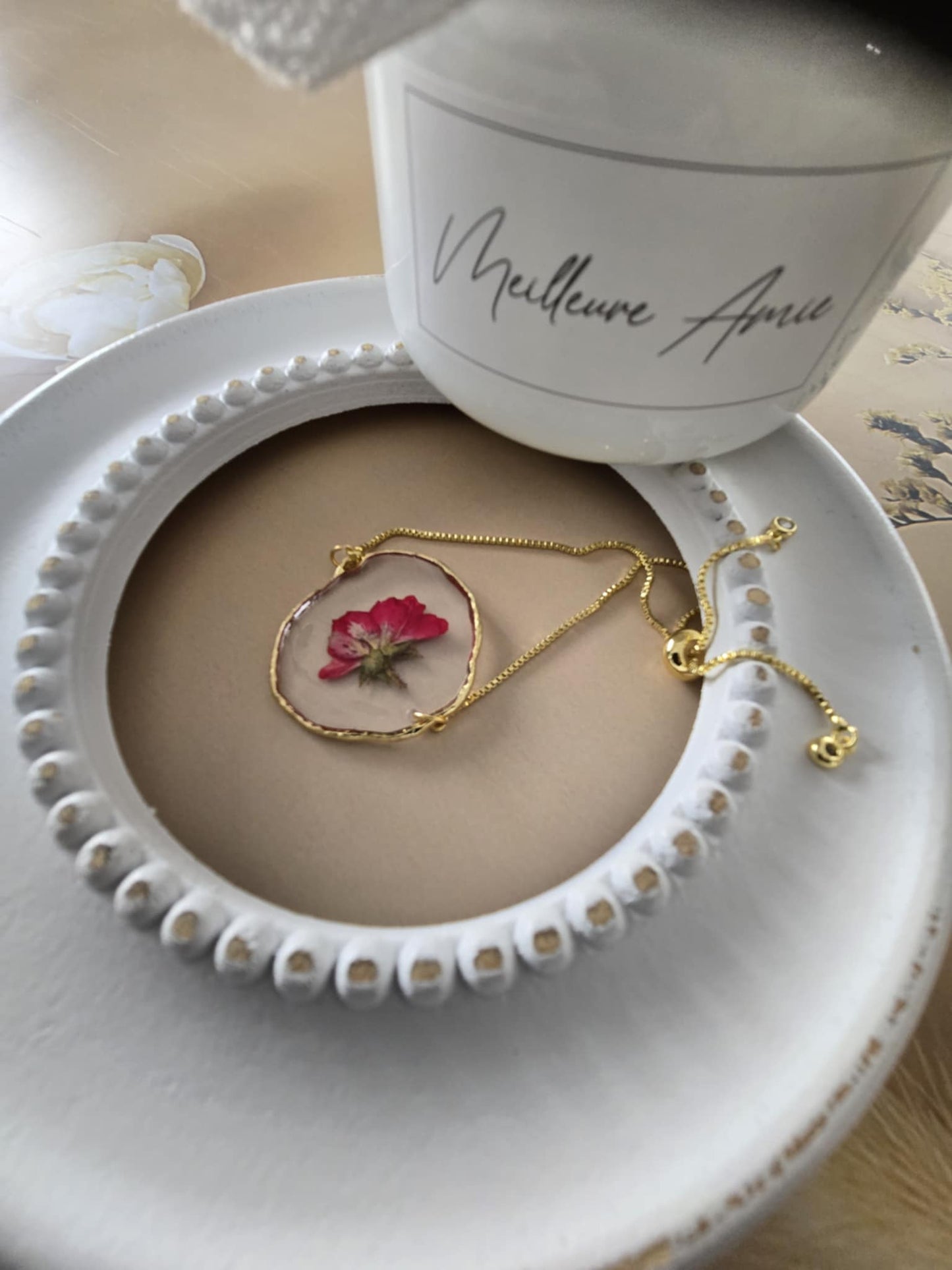 Bracelet ajustable floral romance
