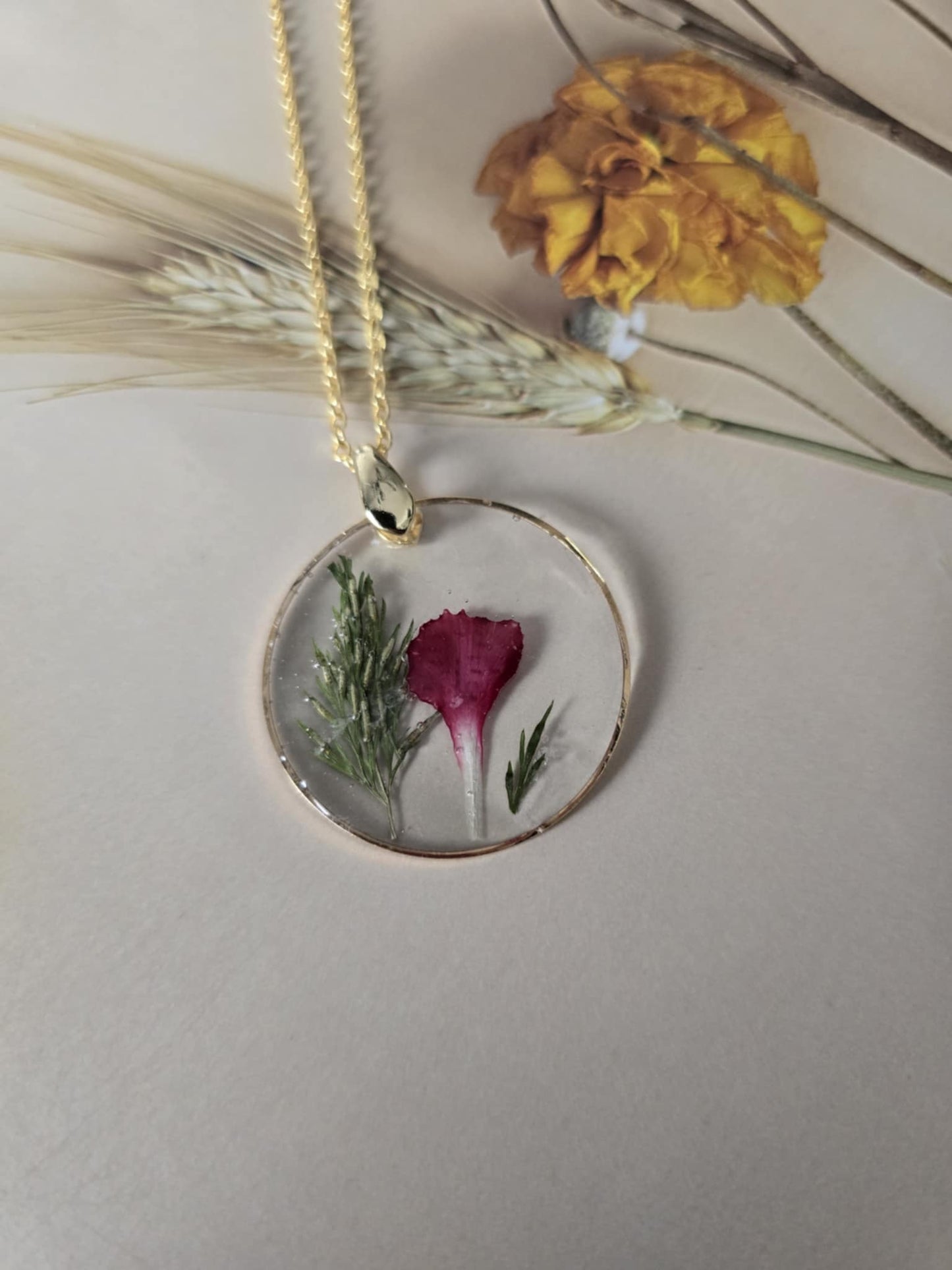 Pendentif floral délicatesse