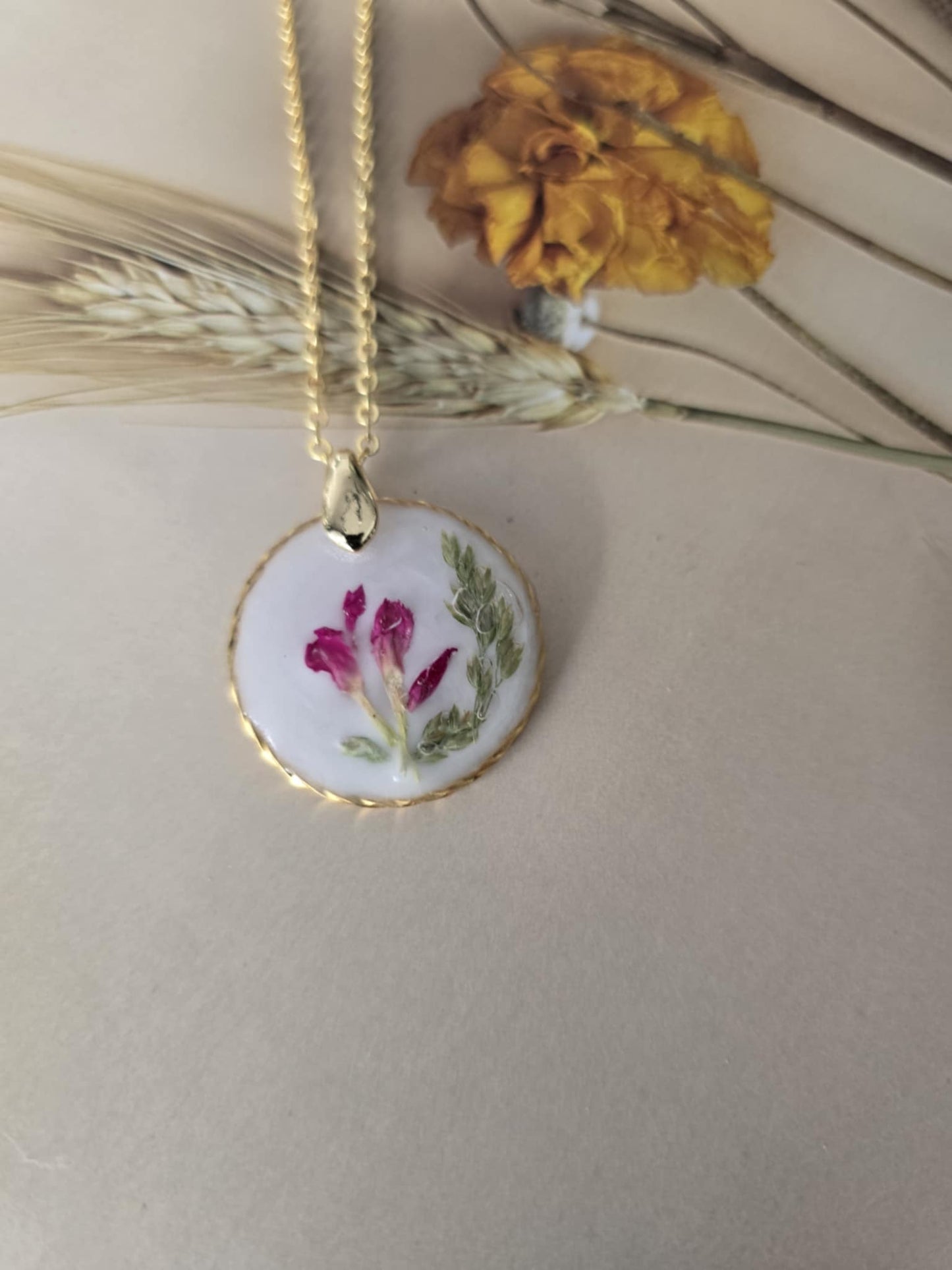 Pendentif créatif floral