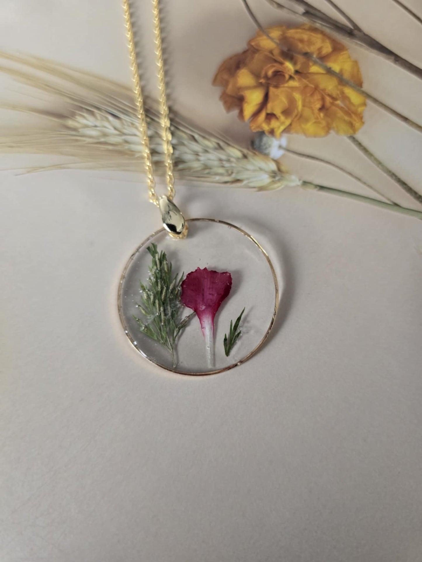 Pendentif floral délicatesse