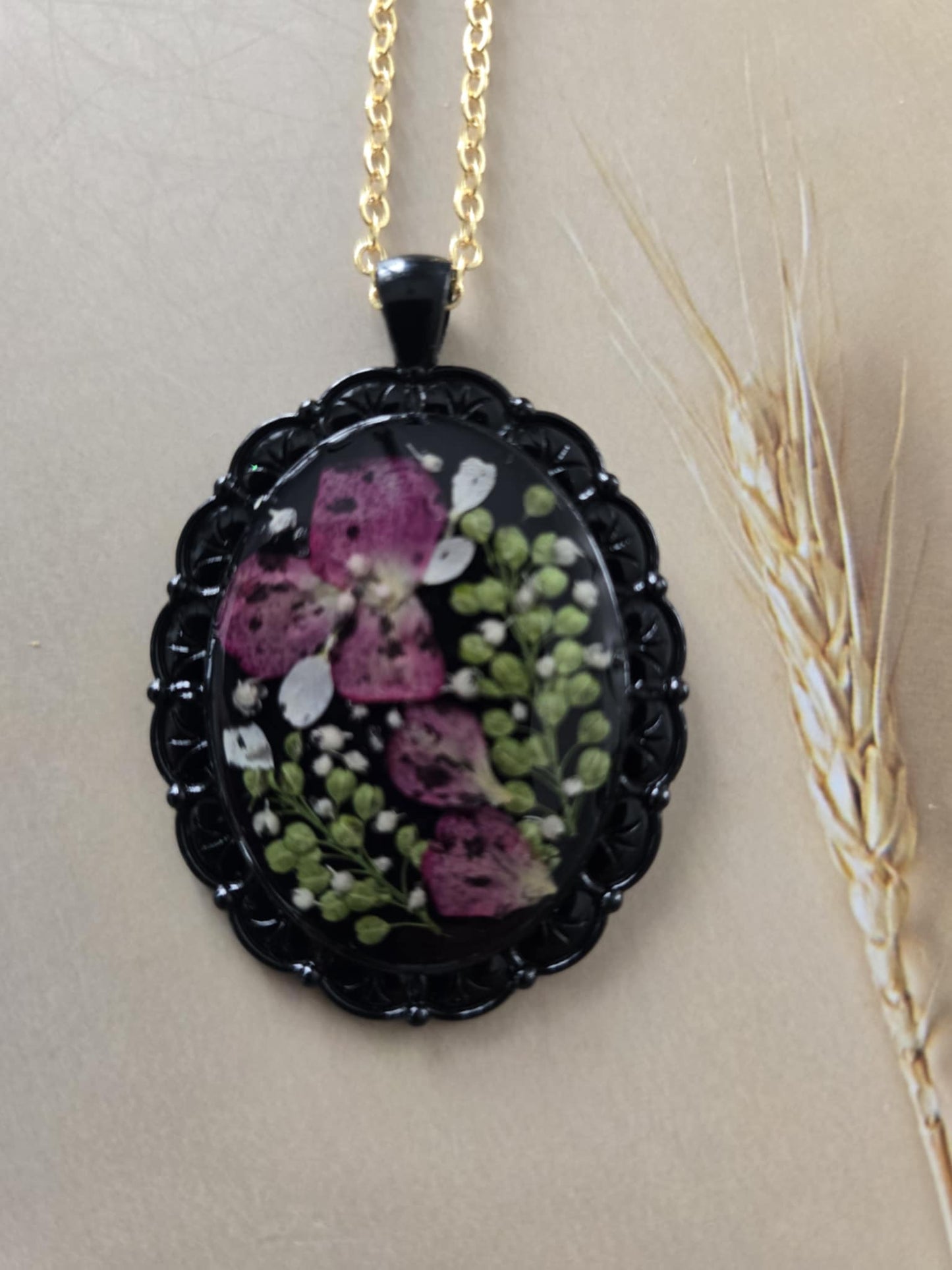 Pendentif floral admirable