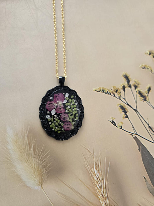 Pendentif floral admirable