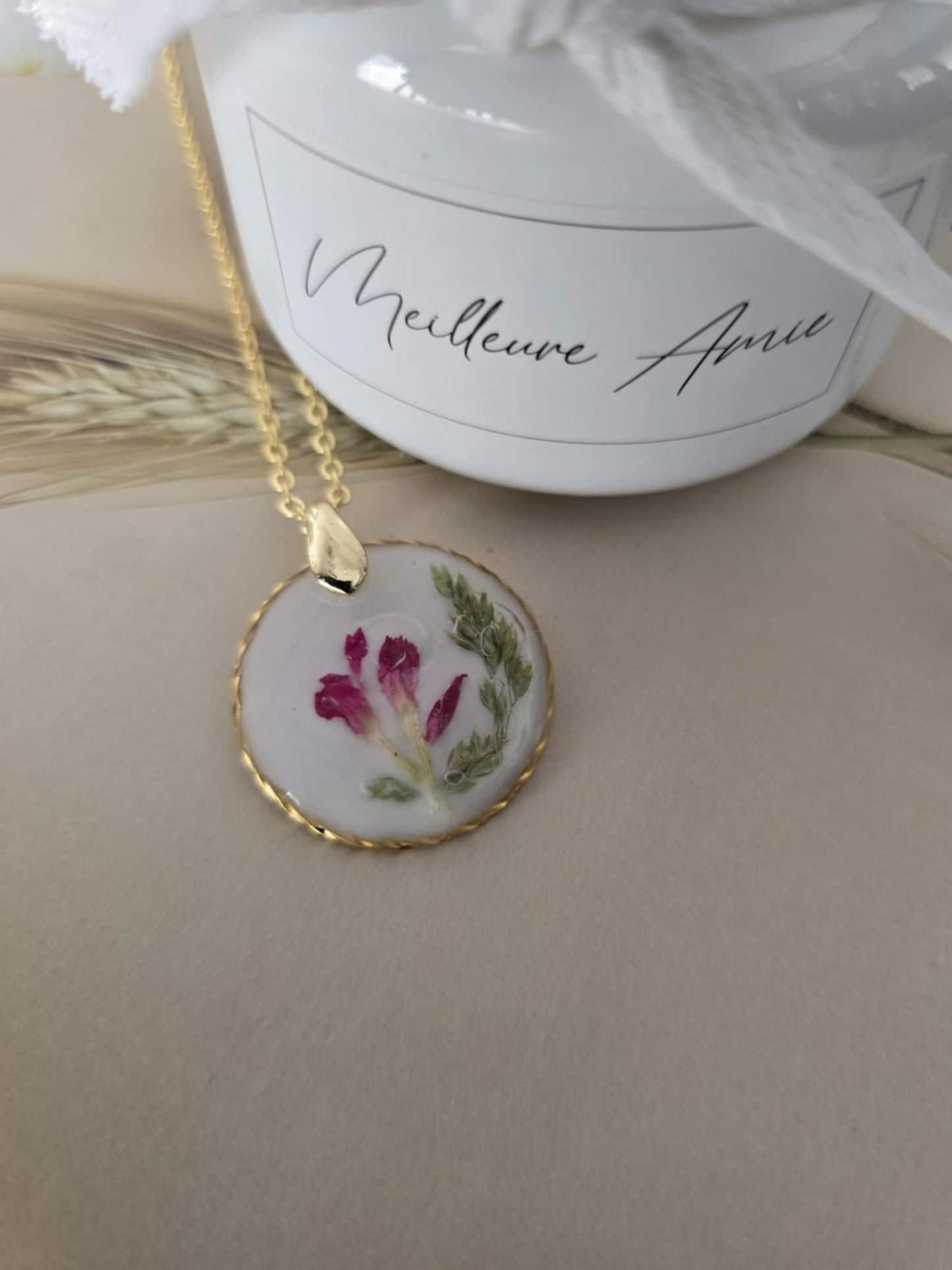 Pendentif créatif floral
