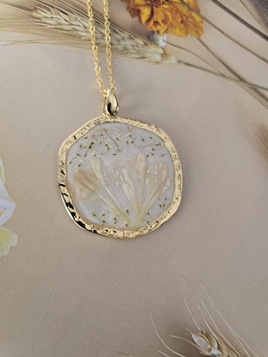 Pendentif floral tendre douceur