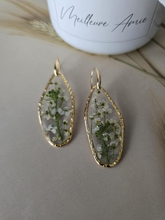 Boucles d'oreilles amicales floral